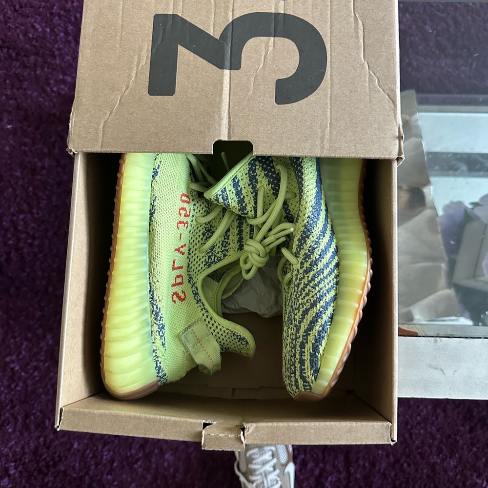 adidas Yeezy Boost 350 V2 - Yellow and Blue